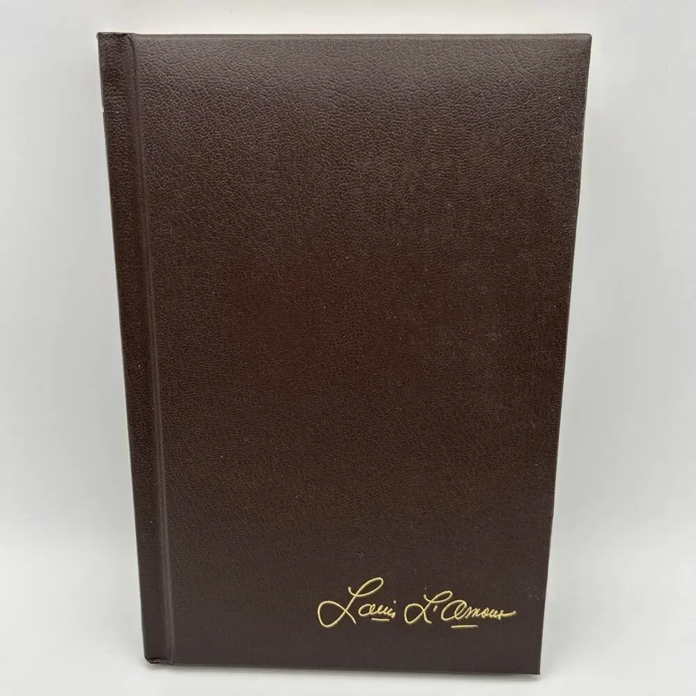 Flint Louis LAmour Leatherette Hardcover 1981 Bantam Western Like New
